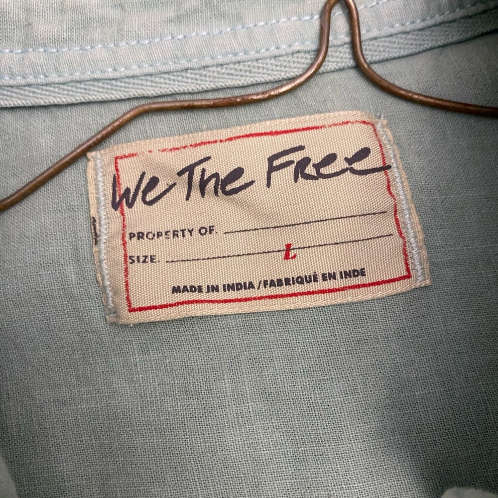We The Free Light Blue Top